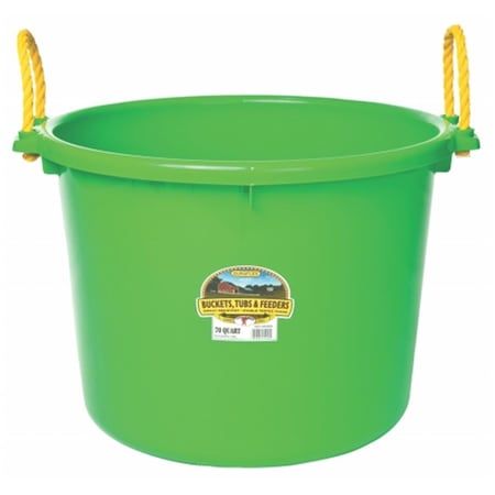 Miller Mfg Inc Muck Tub- Lime Green 70 Quart - PSB70LIMEGREEN MI37124